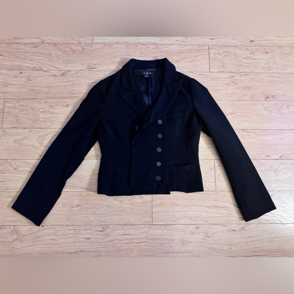 Black Button-Up Blazer